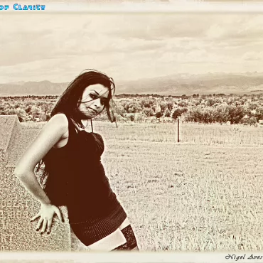 Cyn (with me) What a great time we had putting together our first shoot. A gorgous model on a windswept day.